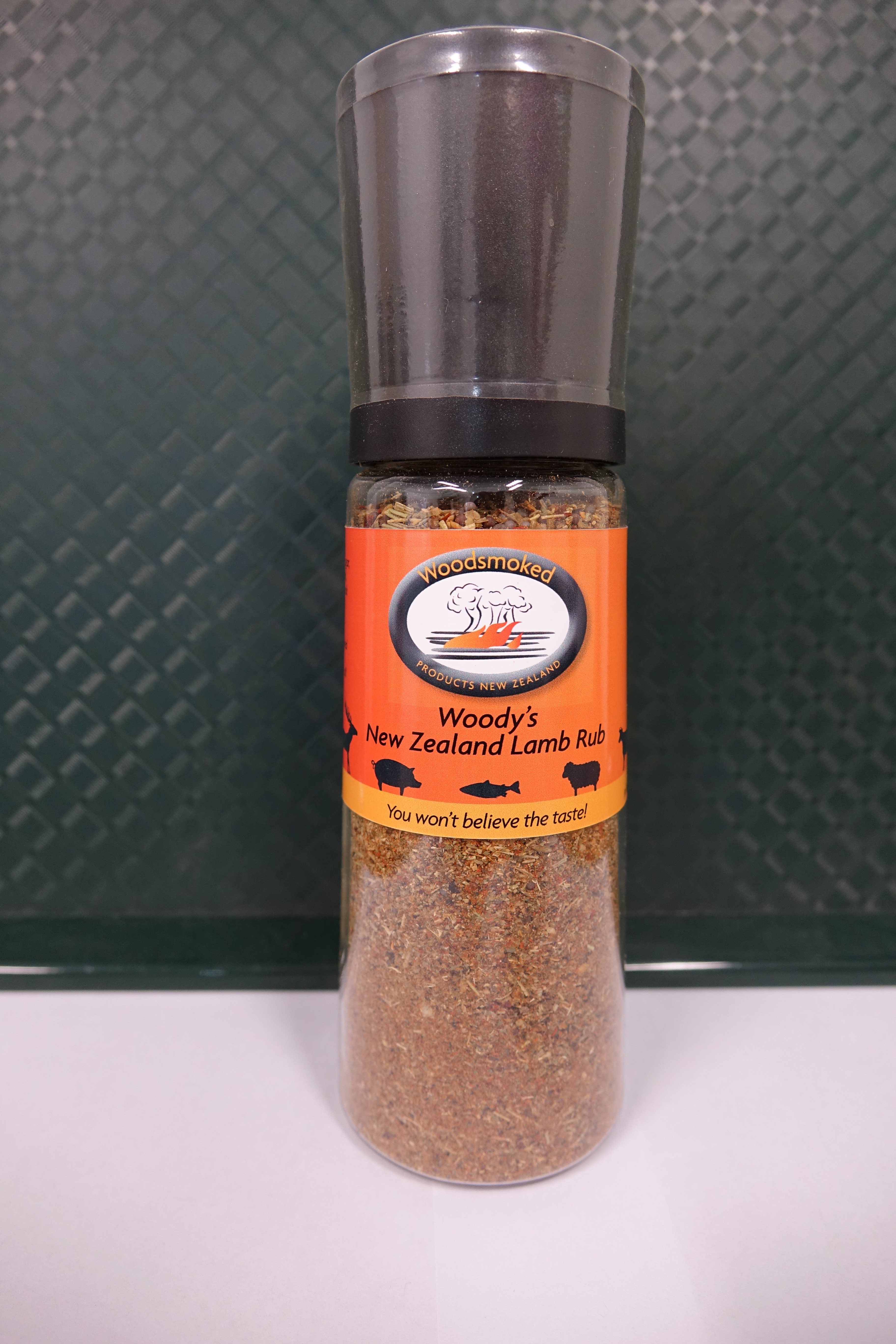 Woody's New Zealand Lamb Rub (with adjustable disposable grinder) 200 grams
